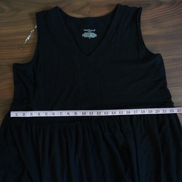 Westbound Sleeveless Casual Black Dress - Picture 6 of 8